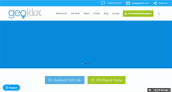 Desktop Screenshot of geoklix.com